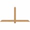 Ekena Millwork Eugene Smooth Timber Gable Bracket, Western Red Cedar, 60"W x 30"H x 1 1/2"D x 3 1/2"F, 12/12 Pitch GBW060X30X0204EUG00SWR - alternate 1